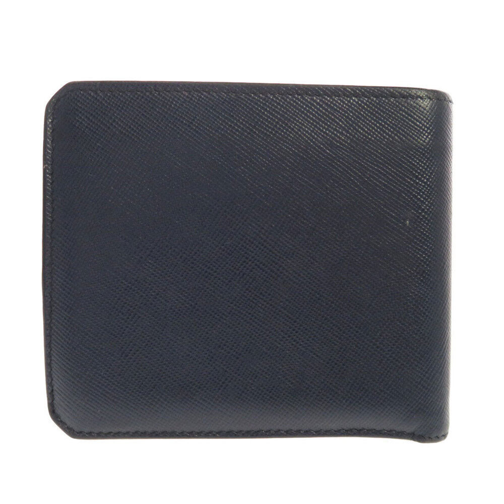Prada fold Wallet leather motif bi